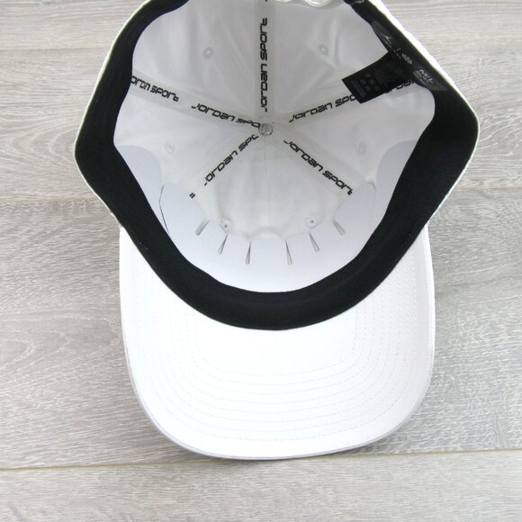 Nike Jordan Sport Club Dri-FIT White Hat Cap Size M/L NEW - Picture 10 of 13